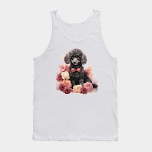 Dogs and roses on Valentine's Day Tank Top